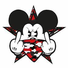 Share the best gifs now >>> 2er Set Mickey Mouse Gangster Rot Aufkleber 9x8 3cm Folie Sticker Auto R109 Ebay