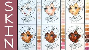 Copic Skin Colour Combinations