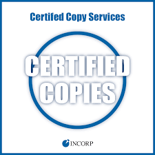To be a certified copy, the document will have something affixed to it that attests to its authenticity and accuracy—such as the state's seal or an official signature. Certified Copies Of Your Corporation And Formation Documents Incorp Services