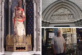 Dans un premier temps, la photo de la fillette avait circulé, dès le soir même, dans tous les media. La Vierge Noire De Douvres La Delivrande Un Lieu De Culte Tres Ancien Pres De Caen Liberte Caen