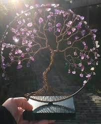Pin On Beaded Wrapped Bonsai