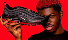 The shoes were launched in part to promote lil nas x's new music video for montero (call me by your name). the song is the rapper's most public the shoes reportedly sold out on monday within a minute at a whopping price of more than $1,000 each. Maker Of Lil Nas X Satan Shoes Blocked By Nike Insists They Are Works Of Art Fashion The Guardian