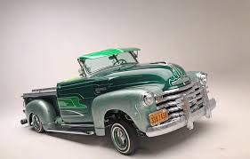 Image result for Chrome Green 1950 Truck