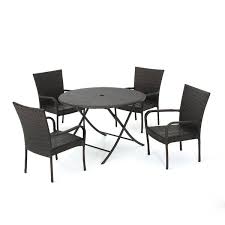 If you have enough space, arrange a central coffee table between two regatta benches that sit under patio umbrellas. Modern Outdoor Dining Sets Allmodern
