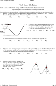 Energy Bar Charts Worksheet Physics Best Picture Of Chart