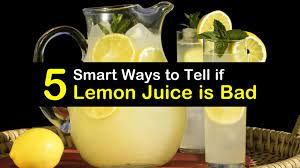 5 Smart Ways To Tell If Lemon Juice Is Bad