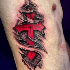 Original modern graphic abstract art drawing by jshcreates. Templar Cross Tattoo Novocom Top