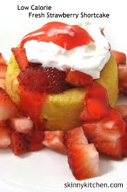 Low Calorie Fresh Strawberry Shortcake 4 Ingredients Strawberry Shortcake Recipes Low Calorie Desserts Shortcake Recipe