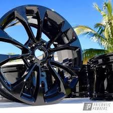 Any body know how much it would cost to powder coat the wheels on my 650r? Wheels Done In Ink Black Powder Coat Prismatic Powders