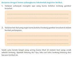 Kunci jawaban tema 9 kelas 6 halaman 75 sampai 84. Fakta Tentang Bintang Hal 75 84 Kelas 6 Tema 9