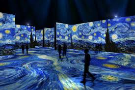 There is some furniture in the room. Where To See A Vincent Van Gogh Immersive Experience Widewalls