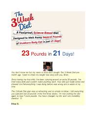 Lose 3 pounds a week diet plan. 3 Week Diet Plan To Reduce 23 Pounds