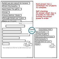 Pocket Chart Learning Scrambled Prayers
