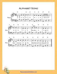 Let's learn about the letter d, with alyssa's letter d song. Alphabet Song D Major English Alphabet Free Piano Sheet Music Pdf