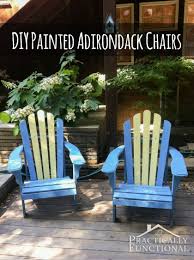 Diy Painted Adirondack Chairs Practically Functional Adirondack Chairs Painted Adirondack Chairs Diy Painting