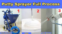 Putty Spray Machine: Complete Process Explained!