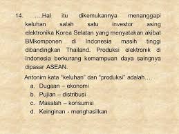 Definisi sinonim adalah secara etimologi kata sinonim berasal dari bahasa yunani kuno yaitu onoma yang berarti 'nama' dan syn yang berarti 'nama lain untuk benda atau hal yang sama'. Bahasa Indonesia Sinonim Dan Antonim Ppt Download