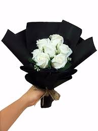 Enchanted peace™ hybrid tea rose White Soap Rose Flower Bouquet Giftr Malaysia S Leading Online Gift Shop