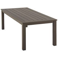 Gartentisch Alexis 101x220 Grau Braun Gartentisch Aussenmobel Grau Braun
