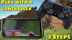 How To Play Minecraft With A Ps4 Controller Android Youtube