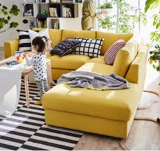 Dieses Vimle Ecksofa 4 Sitzig Ohne Abschluss Mit Bezug Orrsta In Goldgelb Ermoglic Kleine Wohnungen Gestalten Wohnzimmer Streichen Ideen Wohnzimmer Streichen