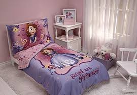 Disney Sofia 4 Piece The First Toddler Set Sweet As A Princess Sofia The First Bedroom Sheet And Comforter Set Toddler Bed Set Toddler Bed Toddler Rooms