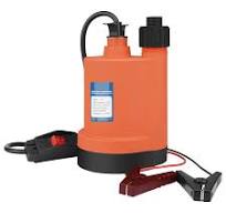 Water Pump Submersible Pump DC 12V Sump Pump 1500 GPH Utility Pump With  Switch-Orange