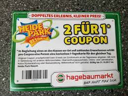 10% rabatt in restaurants & shops. Dank Hagebaumarkt Ein Heide Park Resort Ticket Kostenlos