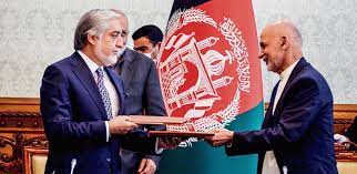 The former president of afghanistan left afghanistan, leaving the country in this difficult situation, abdullah said. President Ashraf Ghani And Dr Abdullah Abdullah Sign Power Sharing Agreement Intelyse
