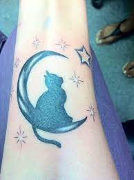 60 Inspiring Cat Tattoos Designs And Ideas For Cat Lovers Tribute Tattoos Cat Silhouette Tattoos Tattoos
