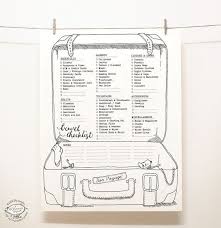 Doodle Travel Checklist Packing Planner Organizer Etsy Bullet Journal Travel Travel Checklist Journal