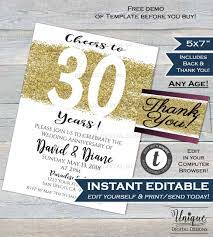 30 Year Anniversary Invitation Thirtieth Wedding Anniversary Etsy In 2021 Anniversary Invitations 50th Wedding Anniversary Invitations 25th Wedding Anniversary Invitations