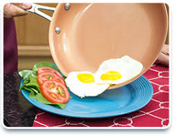 The Newest Non Stick Cookware Made With Ceramic And Titanium Gotham Steel Non Stick Pan Red Copper Cookware
