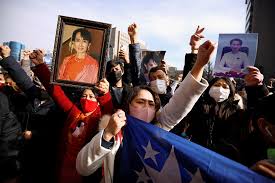 It appears a military coup is underway in the southeast asian country of myanmar (formerly burma), where a state of confusion has descended on the population with soldiers now patrolling major city. 04sqgizxikncom