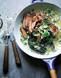 Joe Wicks Lean In 15 Steak With Creamy Cavolo Nero And Mushrooms Recipes Food Lean Meals