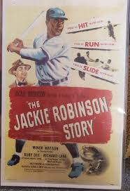 Lot - Unframed movie poster "The Jackie Robinson Story".