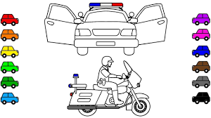 Les personnes conduisant ce type d'engin sont appelées des motards, et les jeux de moto gratuits sont très populaires sur internet. Coloriage De Voiture De Police La Voiture De Police La Plus Rapide De Dubai Wissen Hier Fr