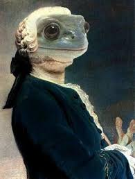 25 Amusing Images Of Animals Photoshopped Into Renaissance Paintings Animal Portraits Art Renaissance Paintings Frog Art