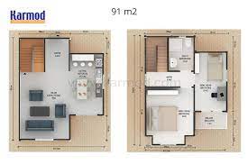 Are you thinking about a lake house? Two Storey Prefab House Plans