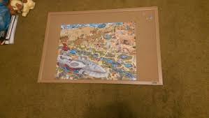 Maybe you would like to learn more about one of these? Diy Portable Puzzle Board Get Yourself A Regular Cork Board And Add Your Favorite Puzzle Then When Its Time To Take A Break Just Cork Board Diy Puzzle Board