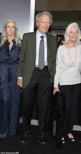 Clint eastwood is joined on the red carpet by six of his children with four mothers. Clint Eastwood Pictured For The First Time With Secret Daughter Laurie Daily Mail Online