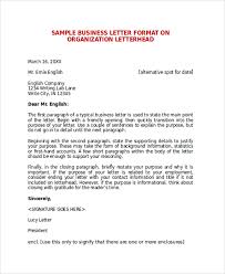 26 For Format For Business Letter Resume Format