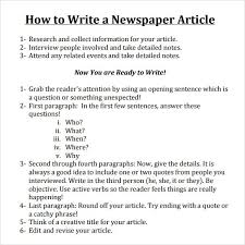 Reading newspaper articles is an excellent way for foreign learners to build vocabulary and practice comprehension using real material. 2 News Article Outline Examples Pdf Examples