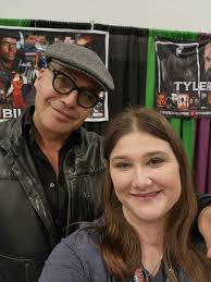 Matthew enjoying his favorite time of year At Slasher World in LA 🎃🎃