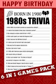 Birthday Trivia Games For Adults Pin On Birthday Party