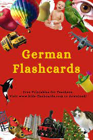 Free Printable German Flashcards For Kids Pdf Files Flashcards For Kids German Phrases Learning Learning English For Kids