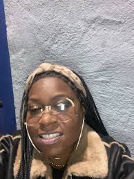 Natural black box braid wig synthetic 24 inches gently used