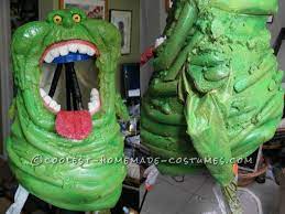Awesome Homemade Slimer Costume From Ghostbusters Slimer Costume Ghostbusters Costume Slimer