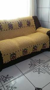 Pin De Ayser Em Manta De Croche Capa De Sofa Sofa Com Manta Forro De Sofa