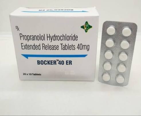 Propranolol Hydrochloride Tablet 40 mg at ₹ 40/stripe | Manimajra | ID: 2852778920662